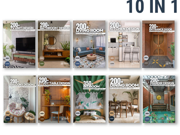 10-in-1 Interior Design For Home : LOOKBOOK ( Digital Download )