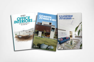 3 E.BOOK COMBO- APARTMENT INTERIORS  + HOUSES IN INDIA + OFFICE INTERIORS V.1